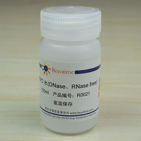 碧云天	R0021	DEPC水 ( DNase、RNase free )   100ml 